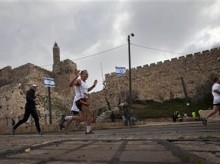 Jerusalem marathon spurs political saber-rattling with Palestinians