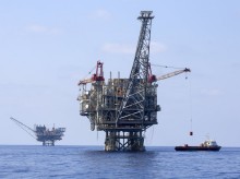 Foundation of rig for Leviathan gas field arrives in Israel amid protests